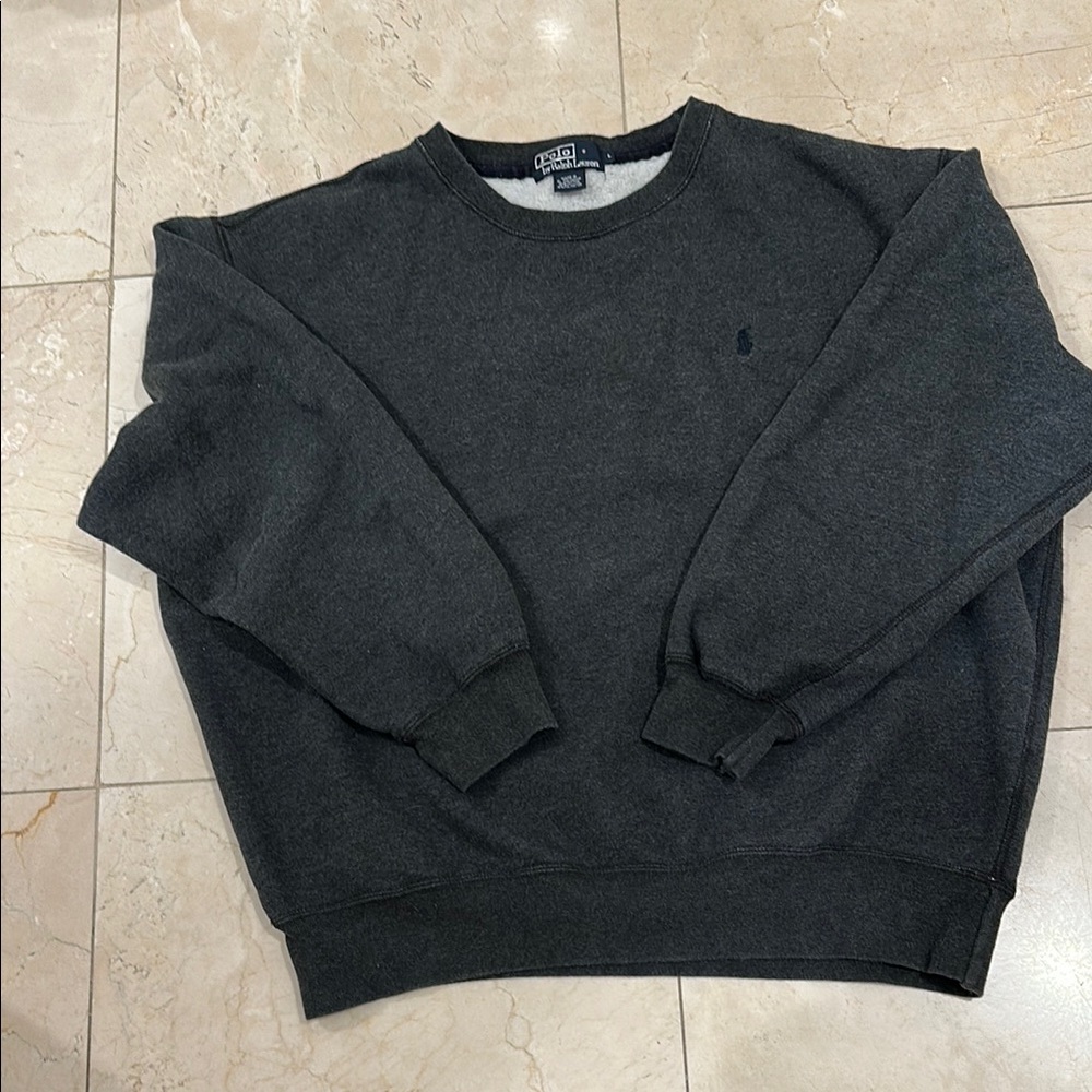 Polo by Ralph Lauren Gray Crewneck Sweatshirt
